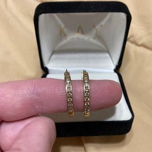 Kay Jewelers 10k gold hoops